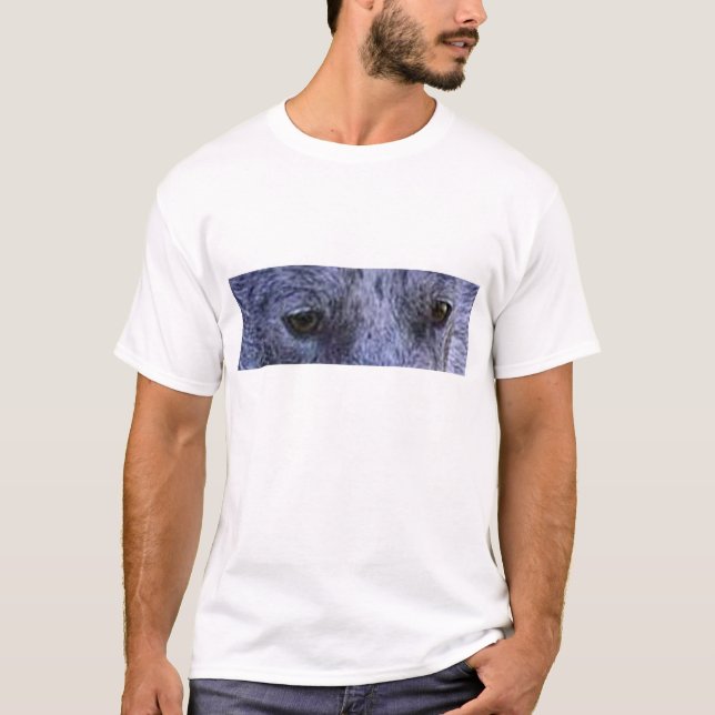 australian stumpy tailed cattle dog blue merle eye T-Shirt (Front)