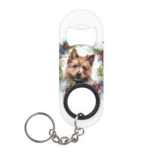 Australian Terrier Christmas Wreath Festive Pup