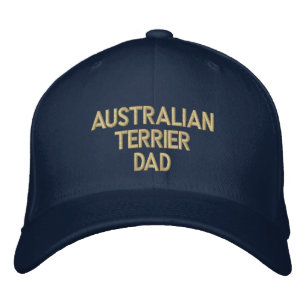 Australian Terrier DAD Embroidered Hat