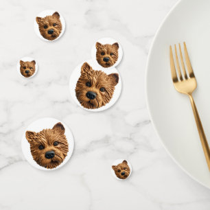 Australian Terrier Dog 3D Inspired Confetti