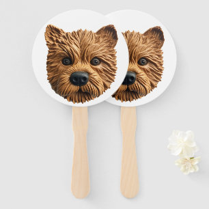 Australian Terrier Dog 3D Inspired Hand Fan