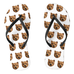Australian Terrier Dog 3D Inspired Jandals