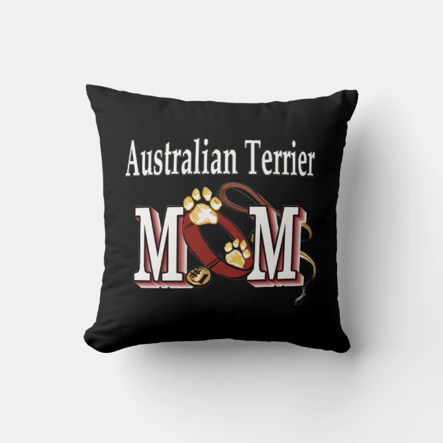Australian Terrier Dog MOM Cushion (Front)