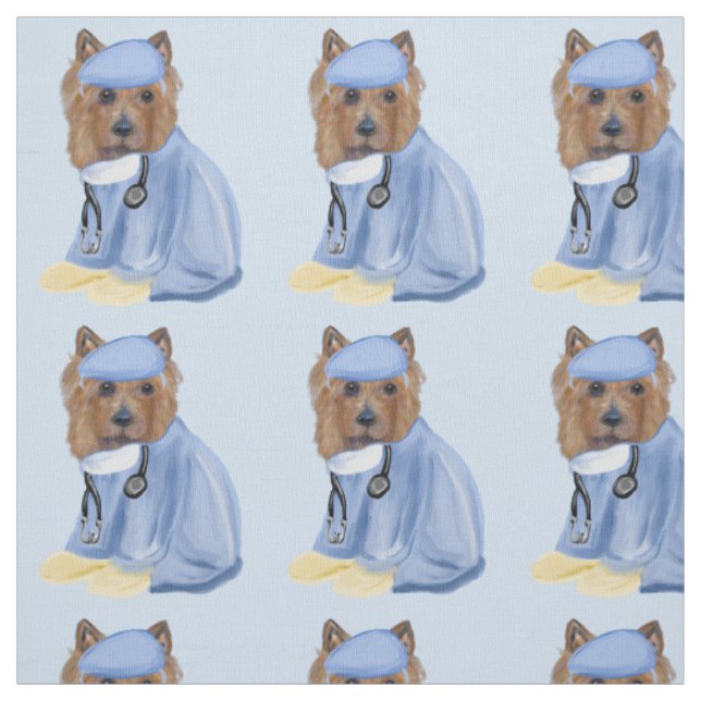AUSTRALIAN TERRIER FABRIC (Swatch)