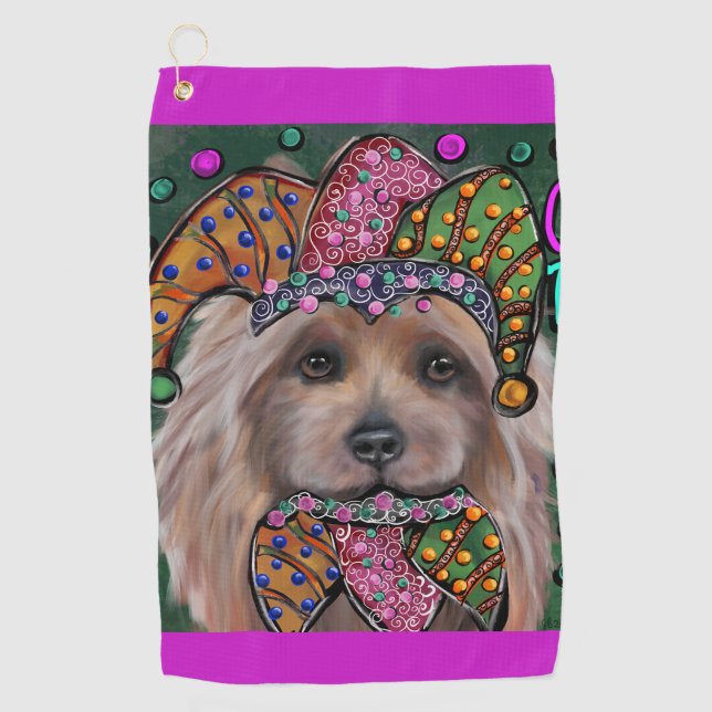  AUSTRALIAN TERRIER   GOLF TOWEL (Front)
