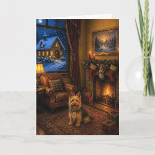 Australian Terrier Holiday Card