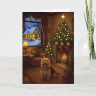 Australian Terrier Holiday Card