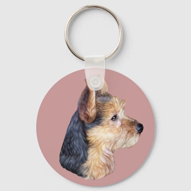 Australian Terrier HS Key Ring (Front)