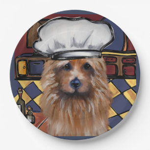 Australian Terrier Paper Plate