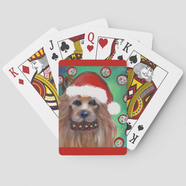  AUSTRALIAN TERRIER PLAYING CARDS (Back)