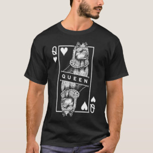 Australian Terrier Queen Of Hearts  Aussie Dog T-Shirt