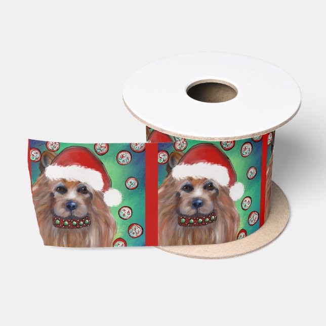  AUSTRALIAN TERRIER SATIN RIBBON (Spool)