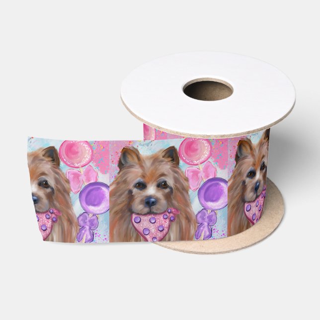 AUSTRALIAN TERRIER   SATIN RIBBON (Spool)