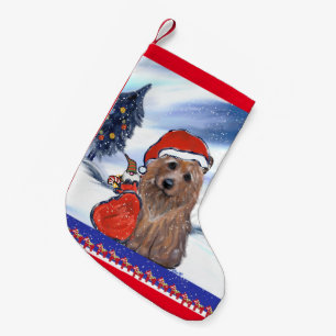AUSTRALIAN TERRIER SMALL CHRISTMAS STOCKING