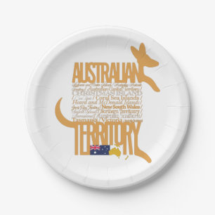 Australian Territory / Australian Territory Paper Plate