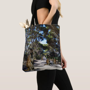 Australian Wallabys On The Road,  Tote Bag