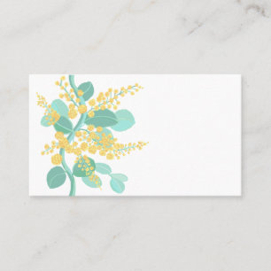Australian Wattle blossoms Business Card