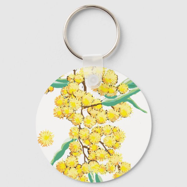 Australian wattle key ring (Front)