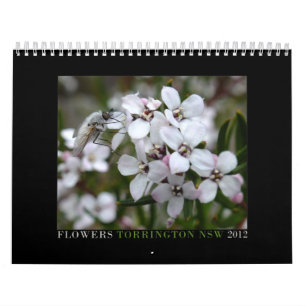 Australian wildflowers calendar