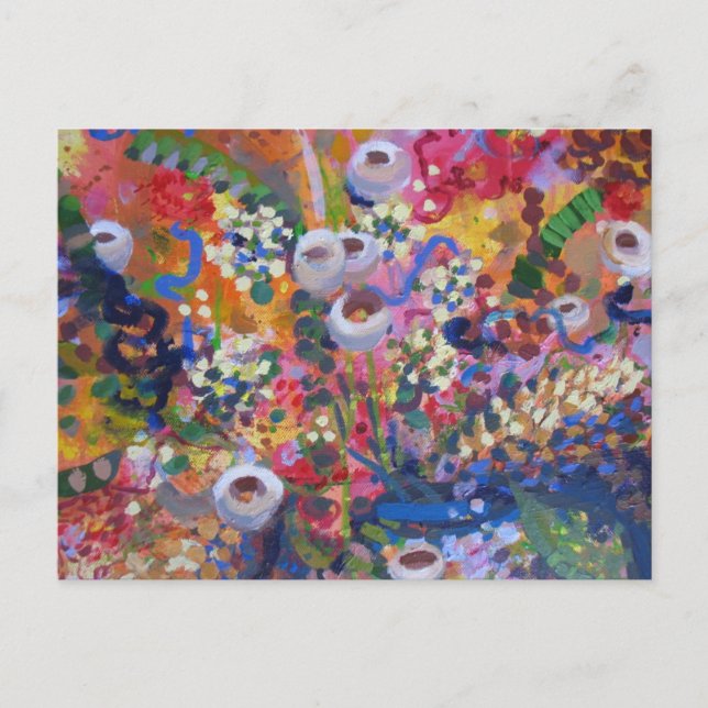 Australian wildflowers postcard (Front)