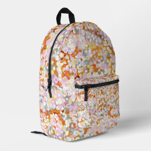 Australian wildflowers printed backpack