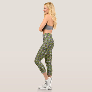 Australian Wildlife Photo Collage, Capri Leggings