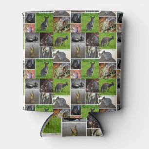 Australian Wildlife Picture Collage, Can Cooler