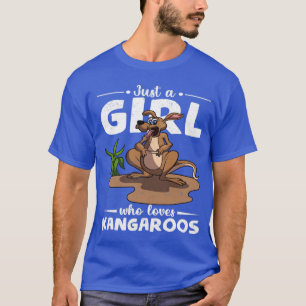 Australian Women Outback Girls Zoo Animal Kangaroo T-Shirt