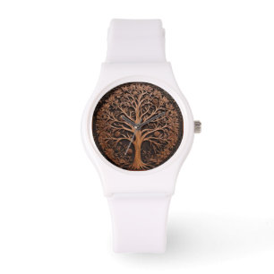 Australian Woodlands: 3D Warah Tree Wood Print, Watch
