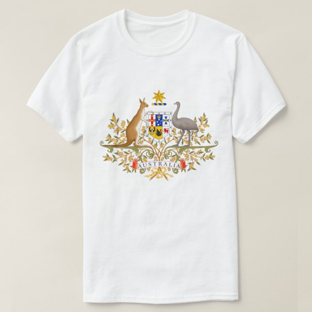 Australia's Coat of Arms T-shirt (Design Front)