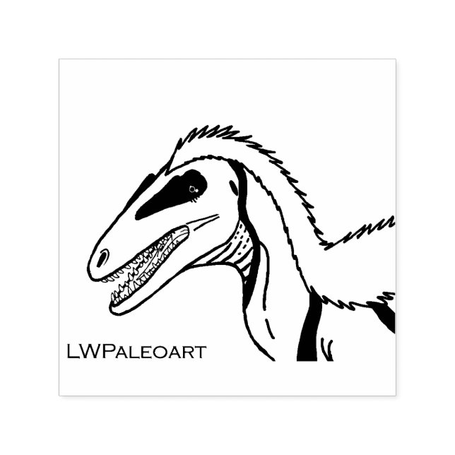 Australovenator Rubber Stamp (Design)