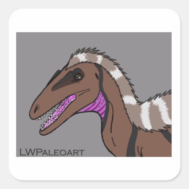 Australovenator Square Stickers (Front)