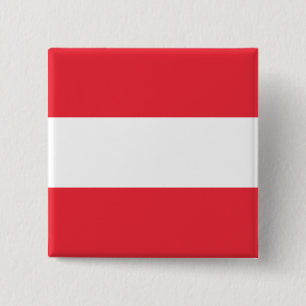 austria 15 cm square badge