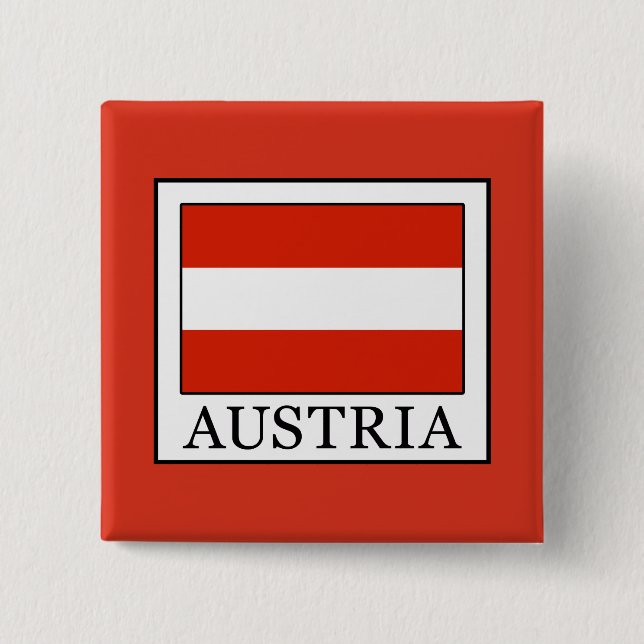 Austria 15 Cm Square Badge (Front)