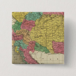 Austria 2 15 cm square badge