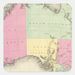 Austria 3 square sticker