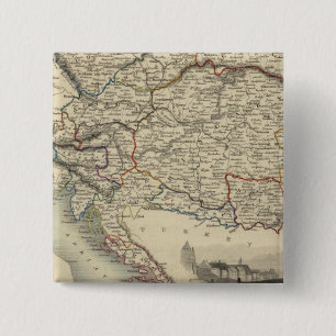 Austria 9 15 cm square badge