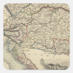 Austria 9 square sticker