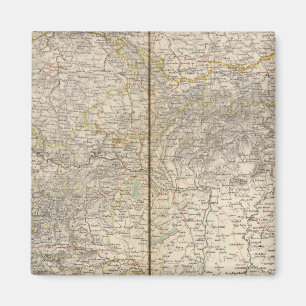 Austria Atlas Map Magnet