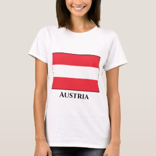 Austria (Austrian) Flag T-Shirt