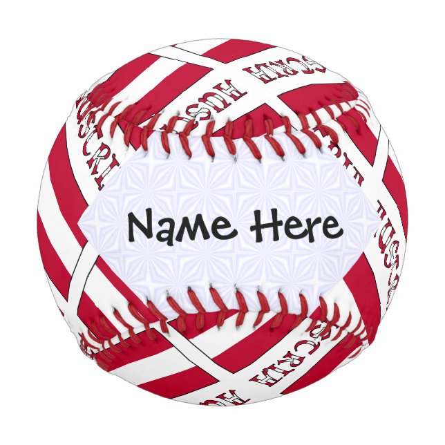 Austria Austrian Flag Tiled Black Personalisation  Baseball (Front)