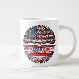 Austria Austrian US American USA United States Large Coffee Mug