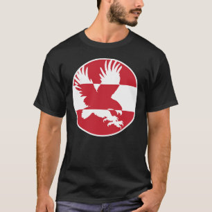 Austria Black Eagle Austrian National Animal Flag T-Shirt