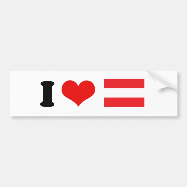 Austria Bumper Sticker (Front)