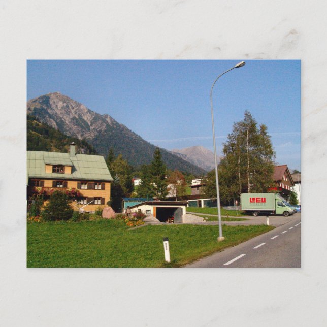 Austria, Busy Village entrance Postcard (Front)