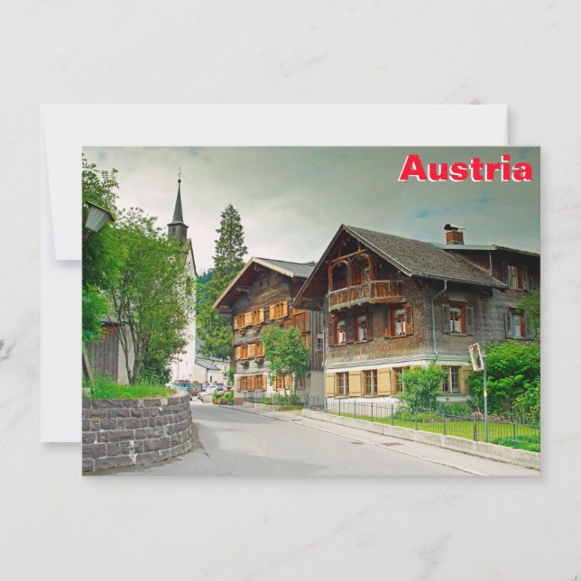 Austria card (Front)