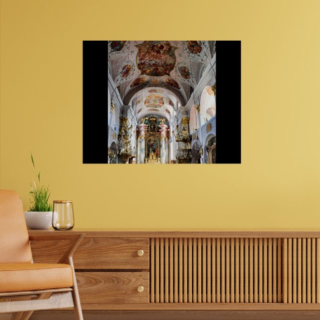 Austria Cathedral Ceiling Poster (Living Room 2)