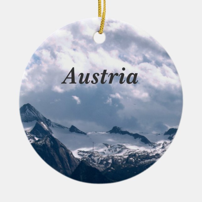 Austria Ceramic Tree Decoration (Front)