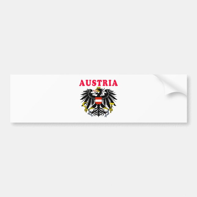 Austria Coat Of Arms Designs Bumper Sticker (Front)