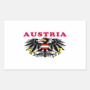 Austria Coat Of Arms Designs Rectangular Sticker